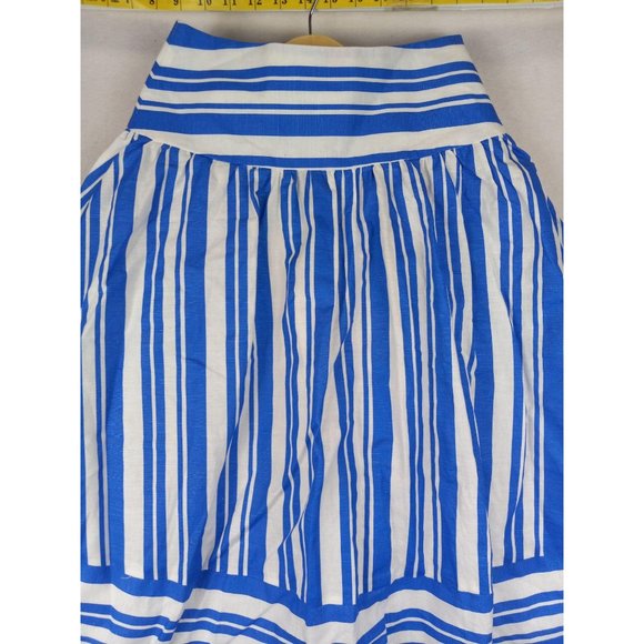 J.O.A. blue and white striped size S skirt - Picture 2 of 5